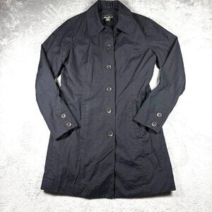 Eddie Bauer Black Trench Coat
